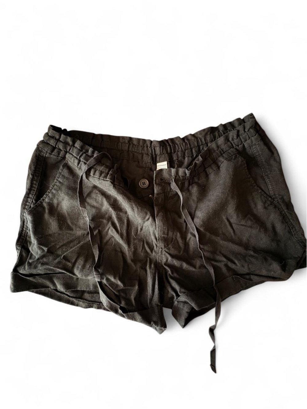Black Women’s Drawstring Lounge Shorts